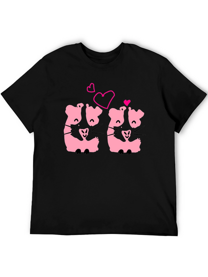 Cute Kawaii Hamsters Love T-Shirt