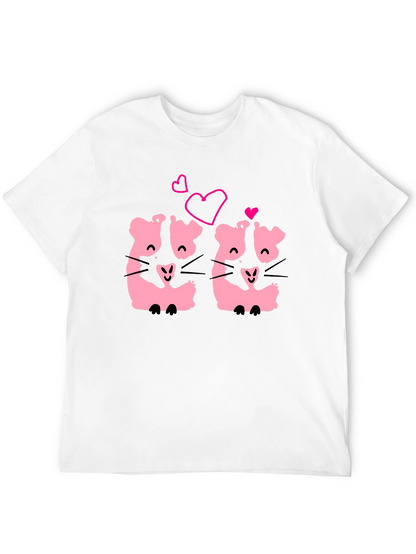 Cute Kawaii Hamsters Love T-Shirt