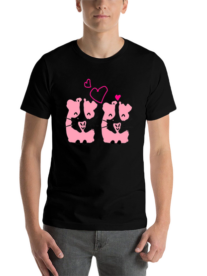 Cute Kawaii Hamsters Love T-Shirt