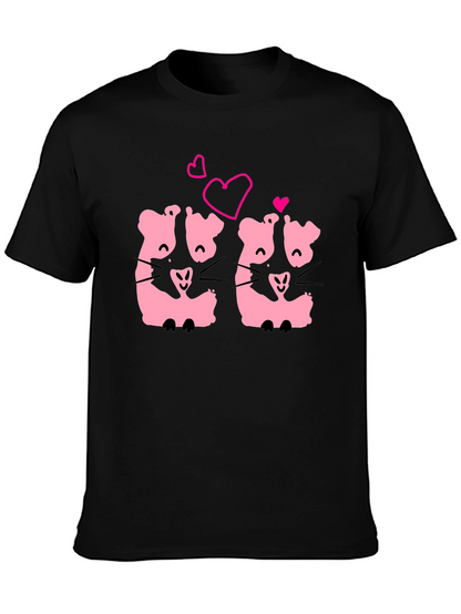Cute Kawaii Hamsters Love T-Shirt