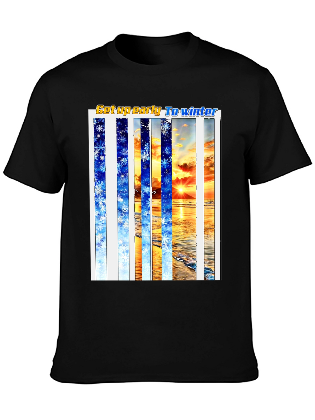 Winter Beach T-Shirt - Get Up Early