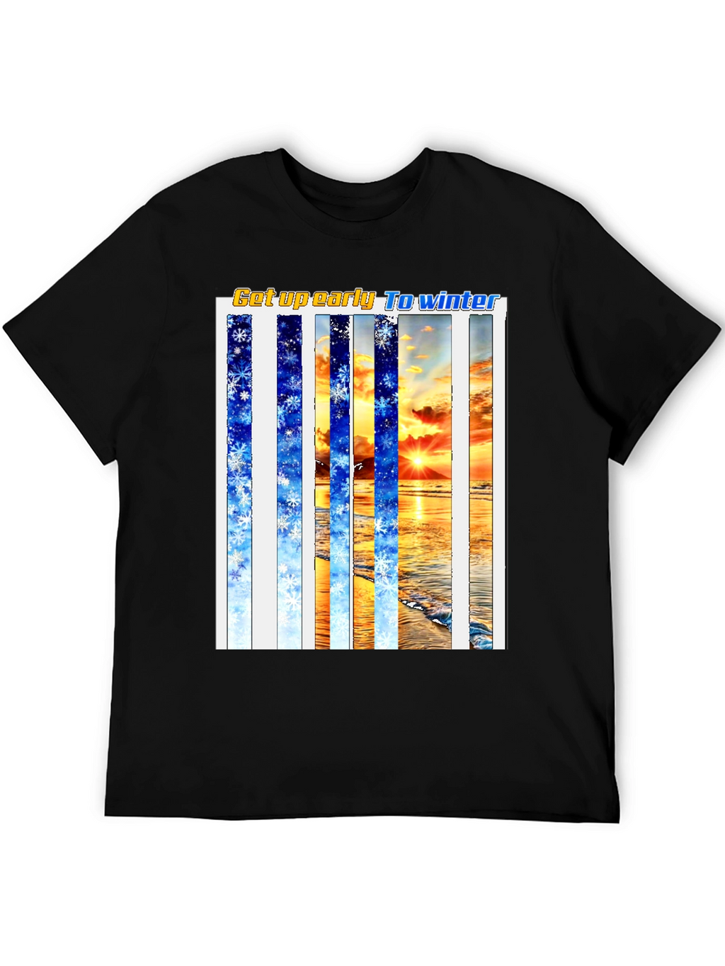 Winter Beach T-Shirt - Get Up Early