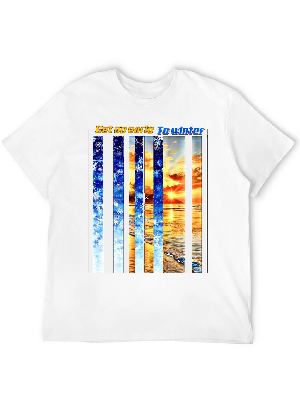 Winter Beach T-Shirt - Get Up Early