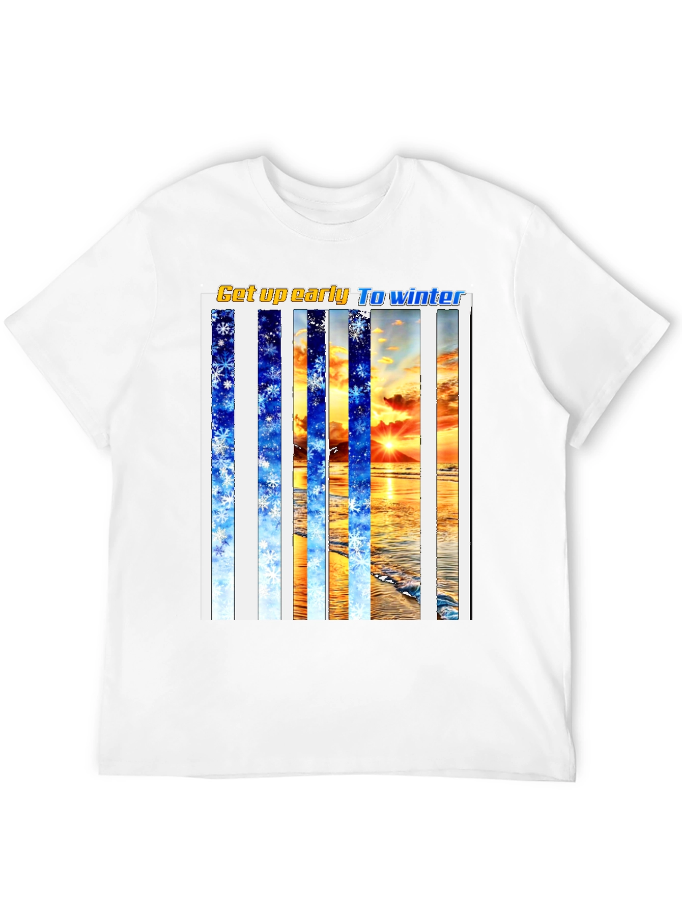 Winter Beach T-Shirt - Get Up Early