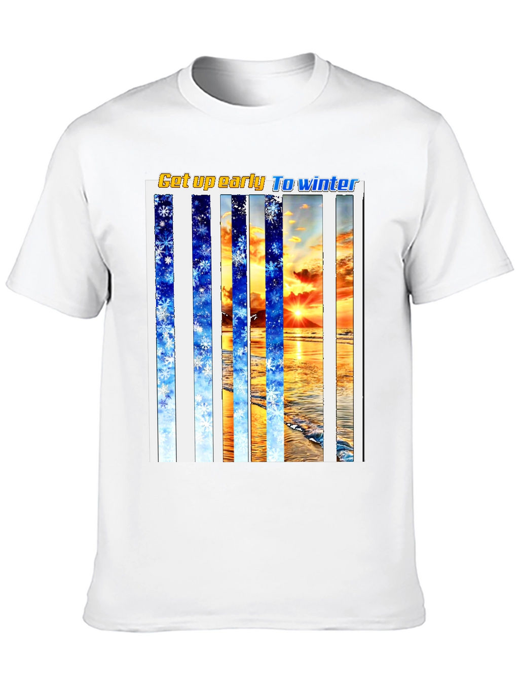 Winter Beach T-Shirt - Get Up Early