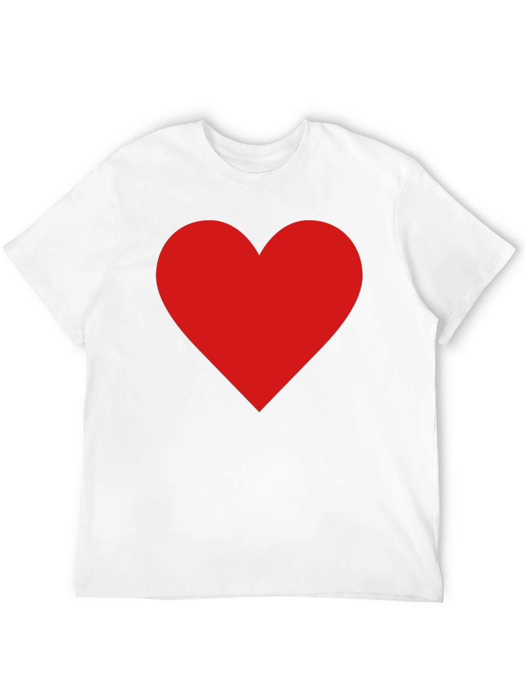Red Heart Graphic Tee - Classic Black T-Shirt