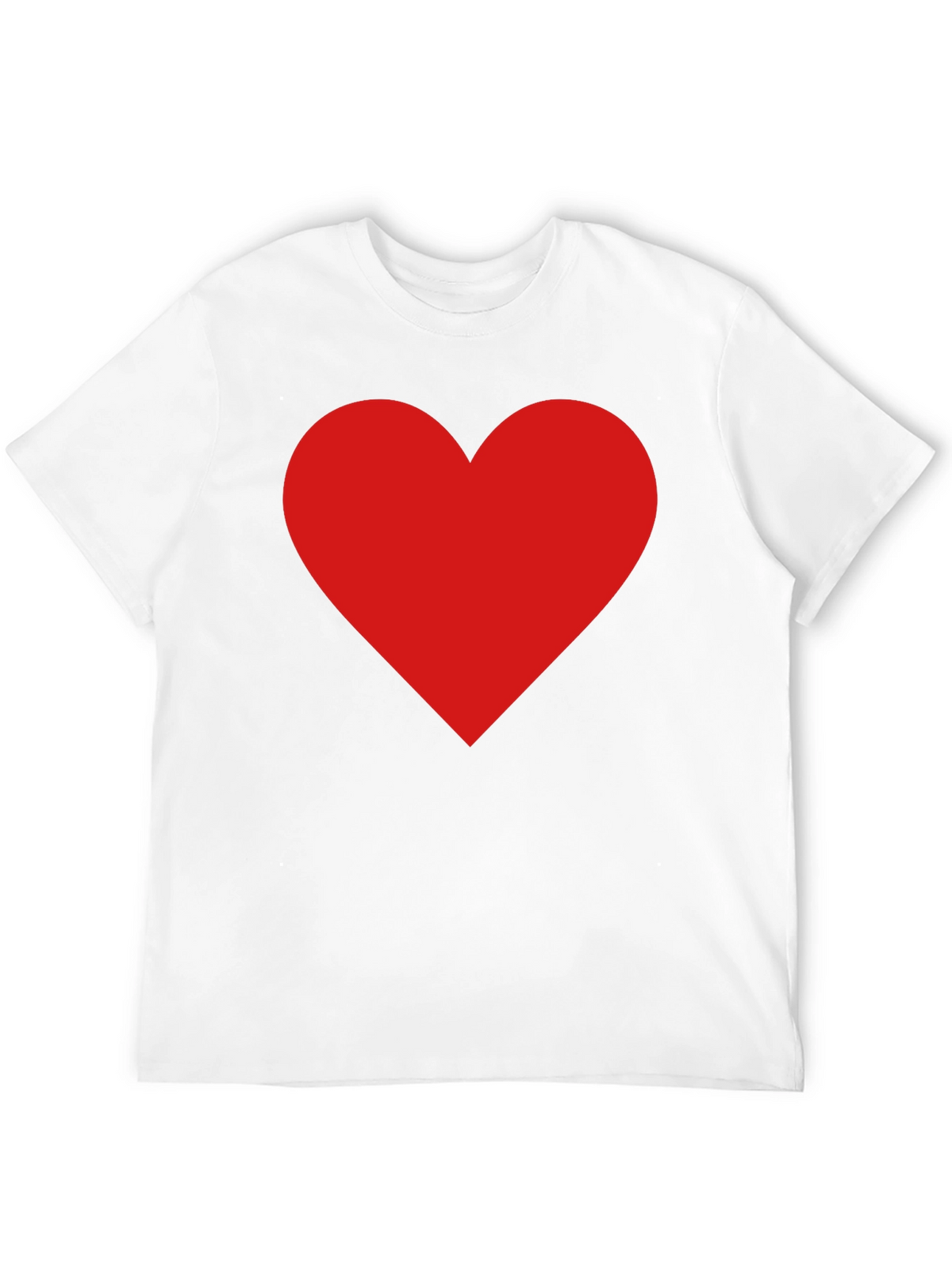 Red Heart Graphic Tee - Classic Black T-Shirt