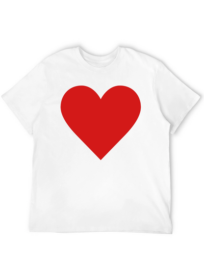 Red Heart Graphic Tee - Classic Black T-Shirt