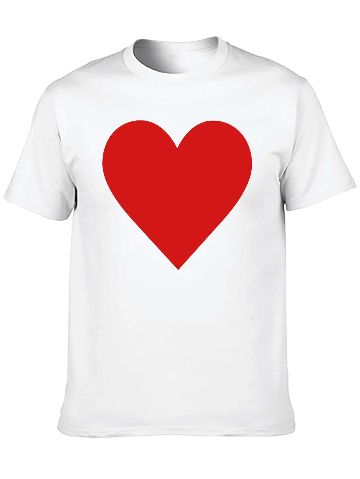 Red Heart Graphic Tee - Classic Black T-Shirt