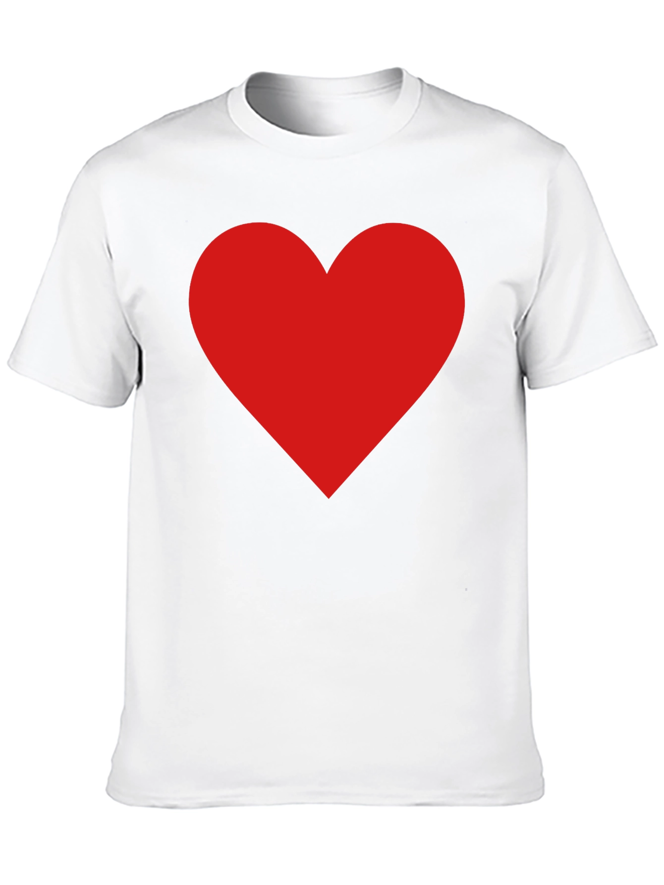 Red Heart Graphic Tee - Classic Black T-Shirt