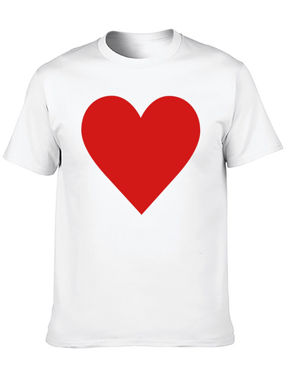 Red Heart Graphic Tee - Classic Black T-Shirt