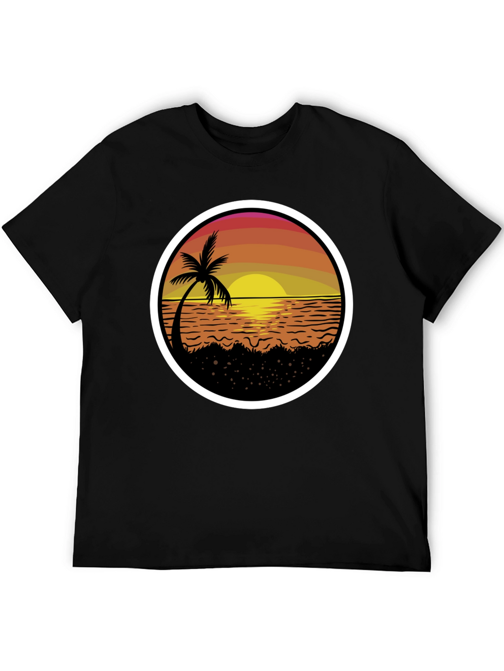 Sunset Palm Tree T-Shirt