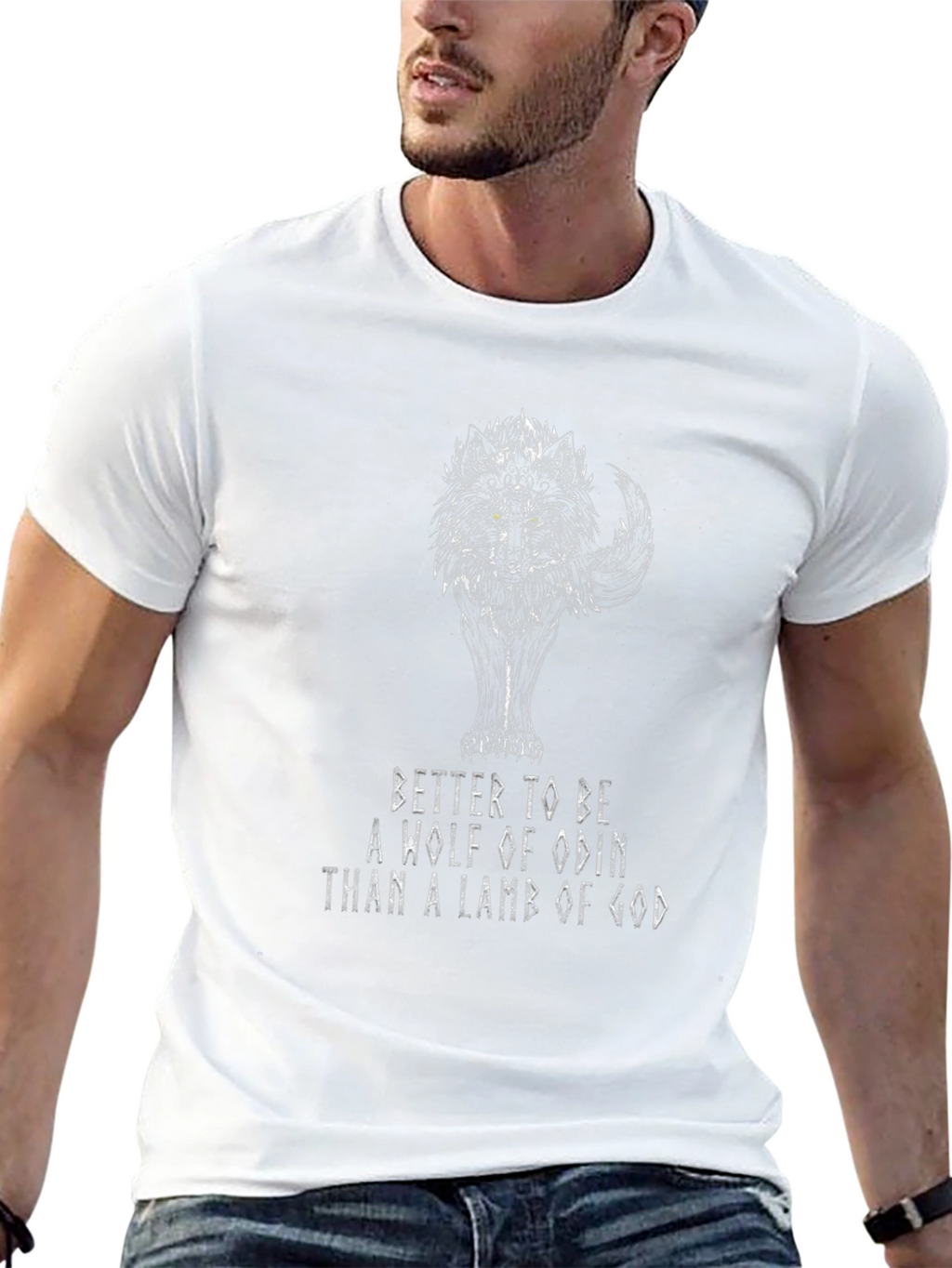 Wolf of Odin Graphic T-Shirt - Viking Inspired