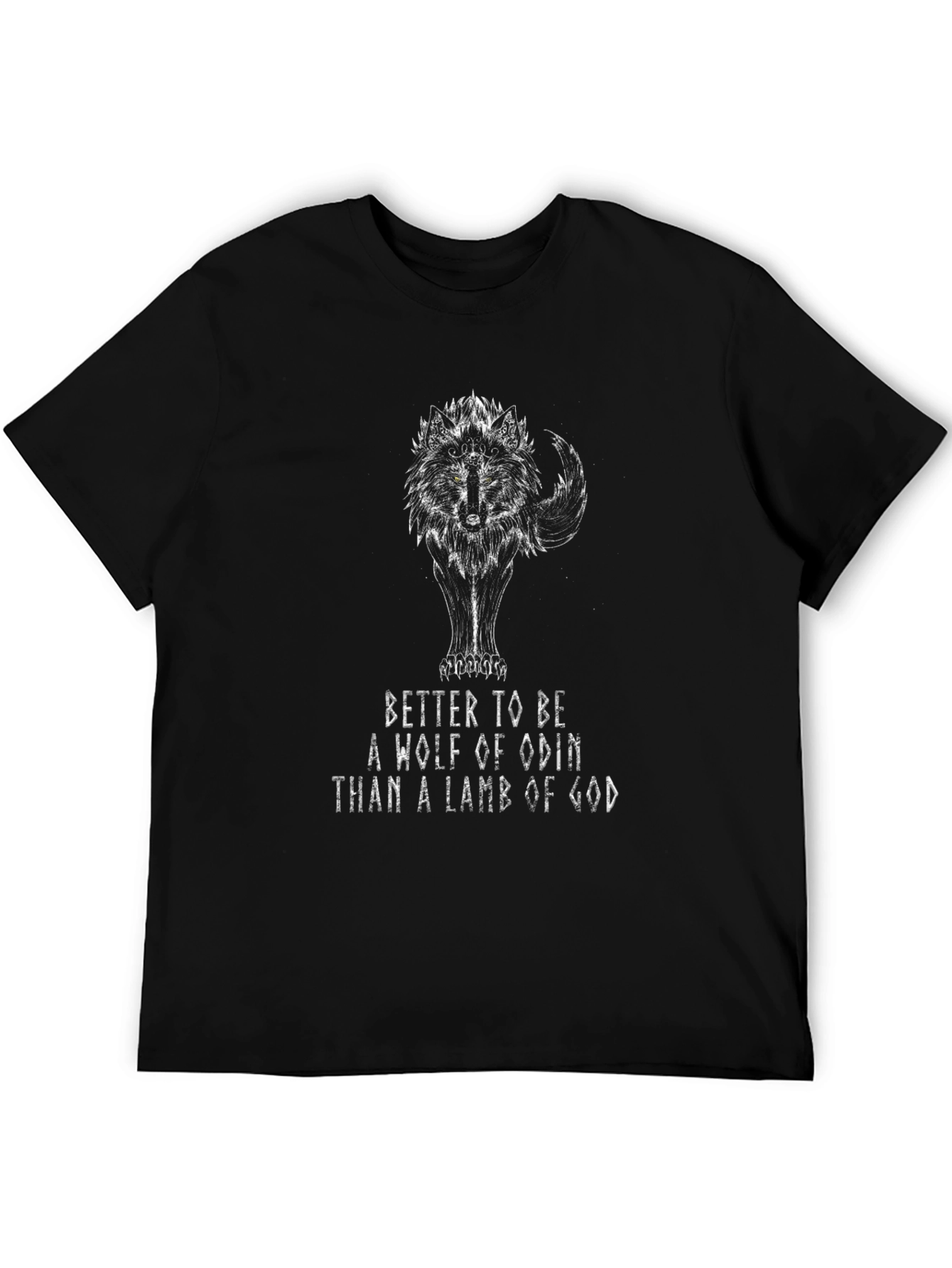 Wolf of Odin Graphic T-Shirt - Viking Inspired