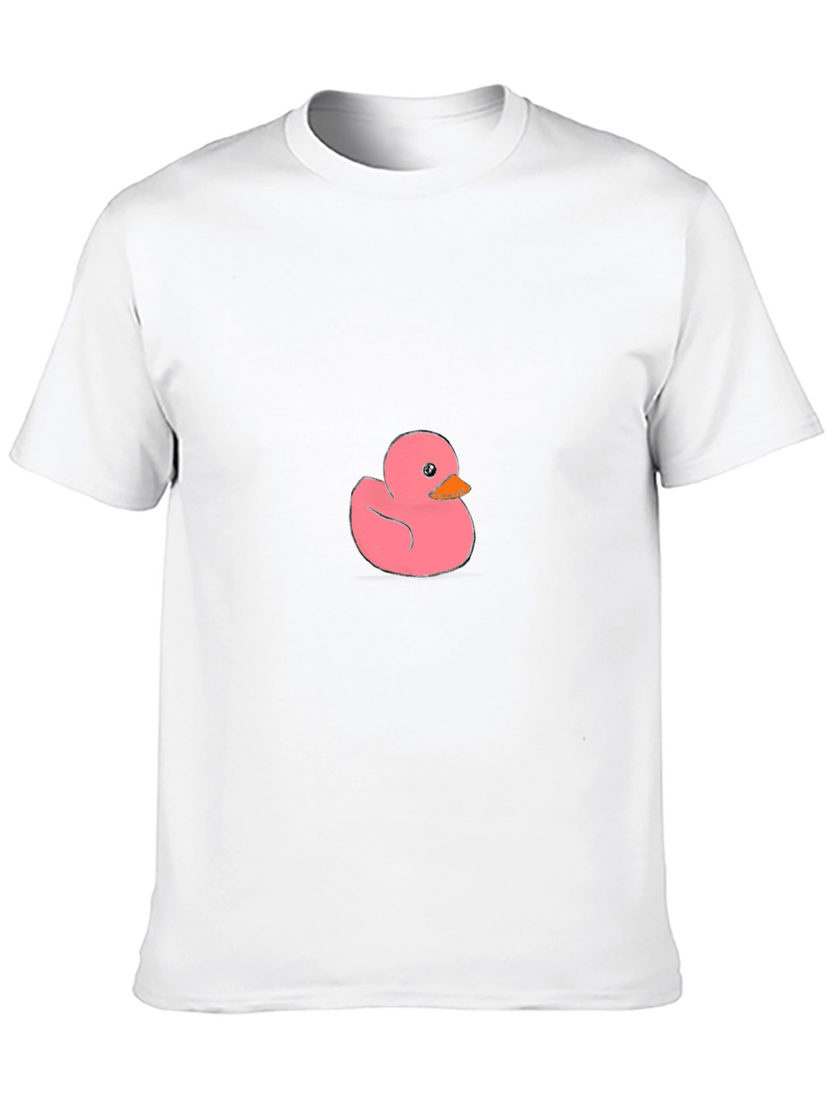 Pink Duck Graphic Tee - Casual Comfort