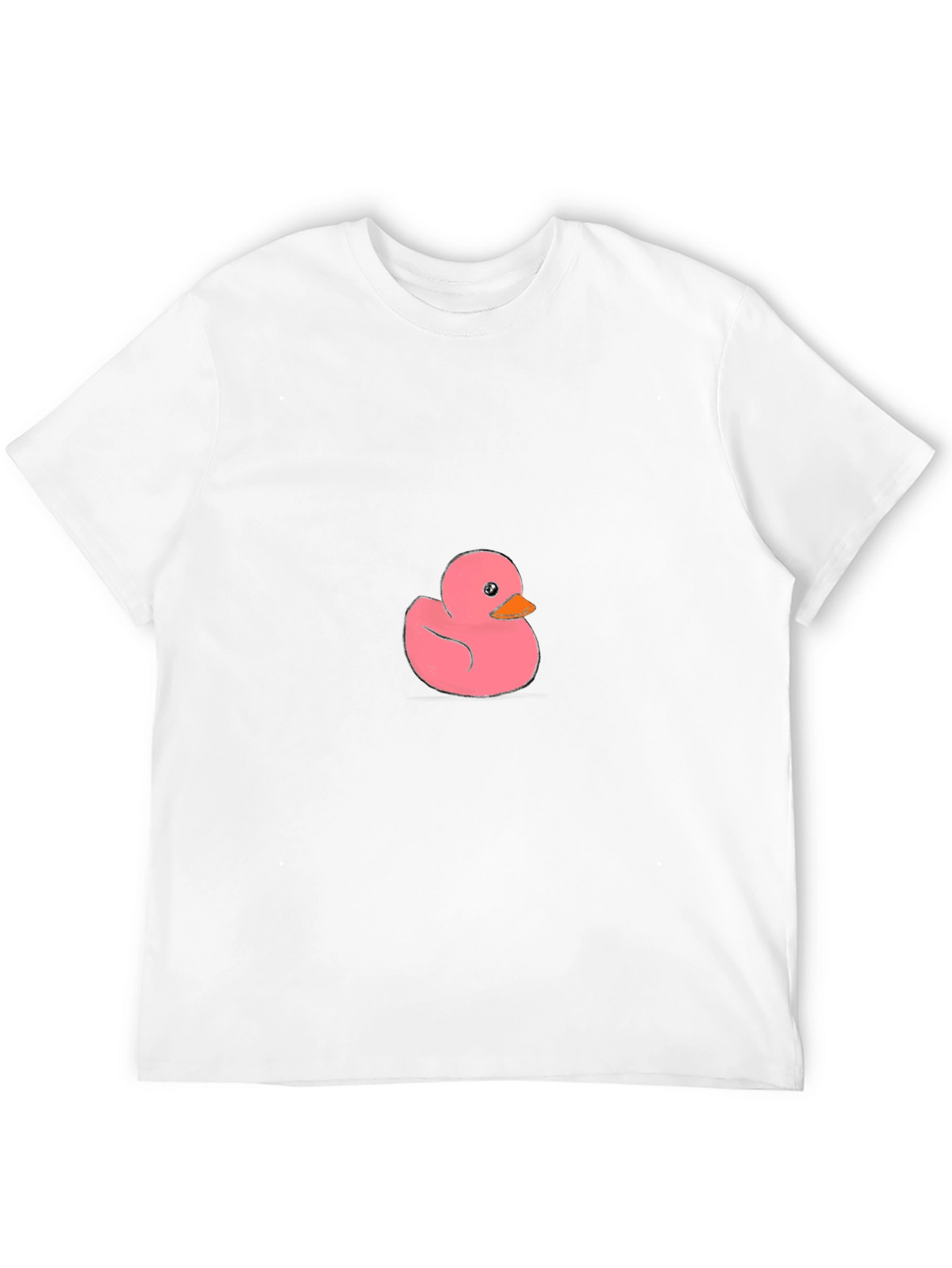 Pink Duck Graphic Tee - Casual Comfort