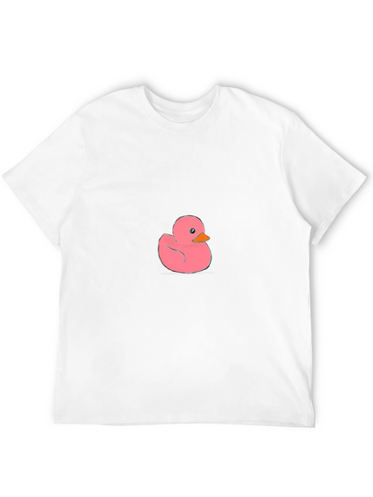 Pink Duck Graphic Tee - Casual Comfort