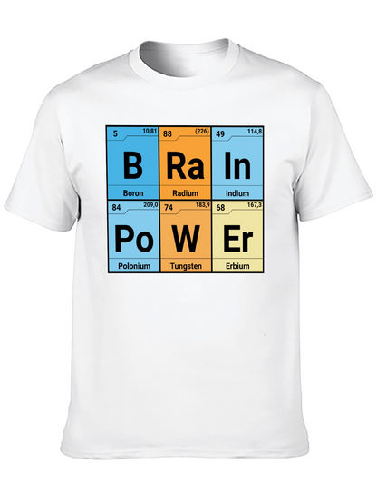 Brain Power Elements Periodic Table T-Shirt