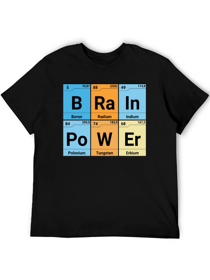 Brain Power Elements Periodic Table T-Shirt