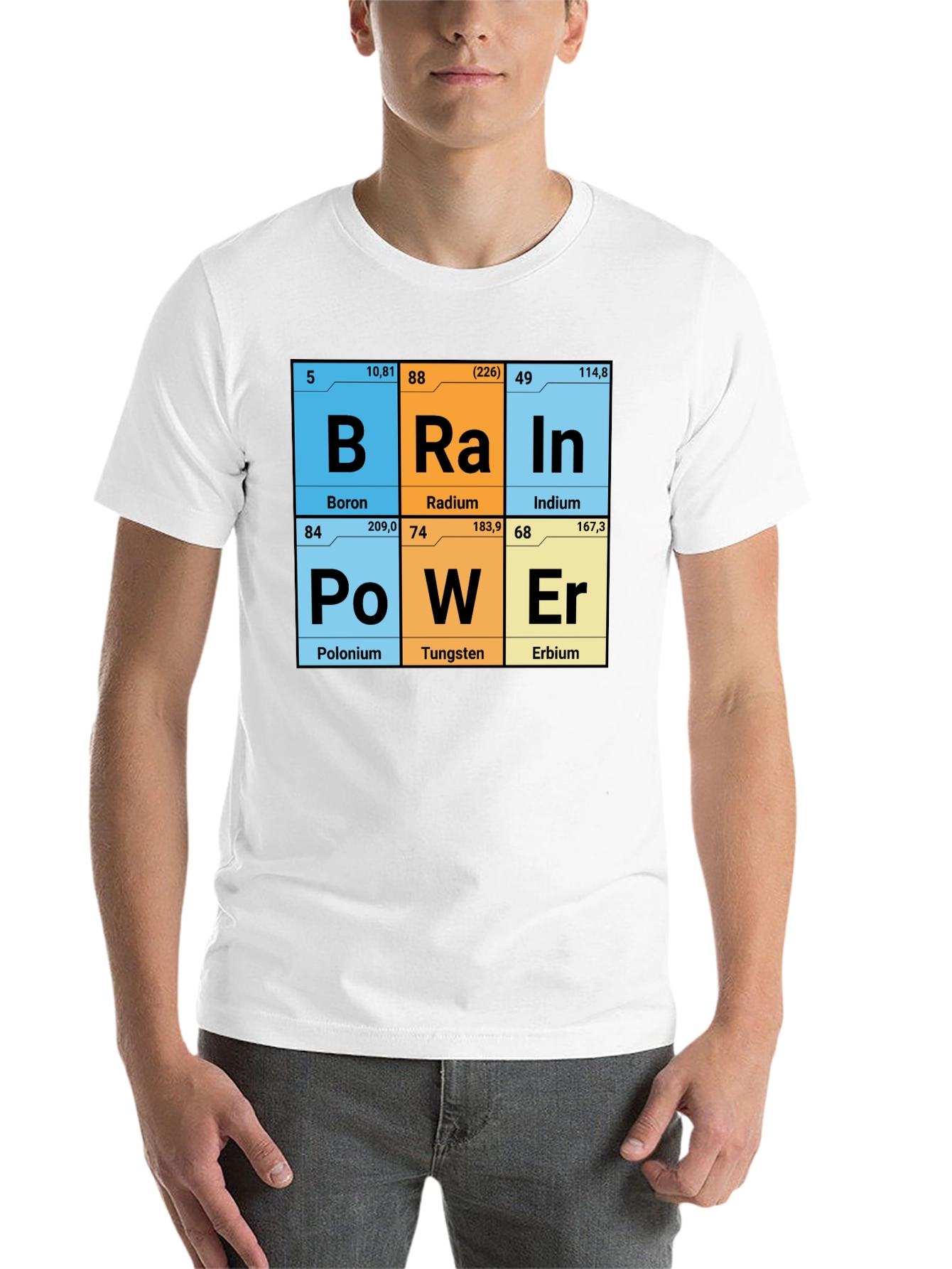 Brain Power Elements Periodic Table T-Shirt
