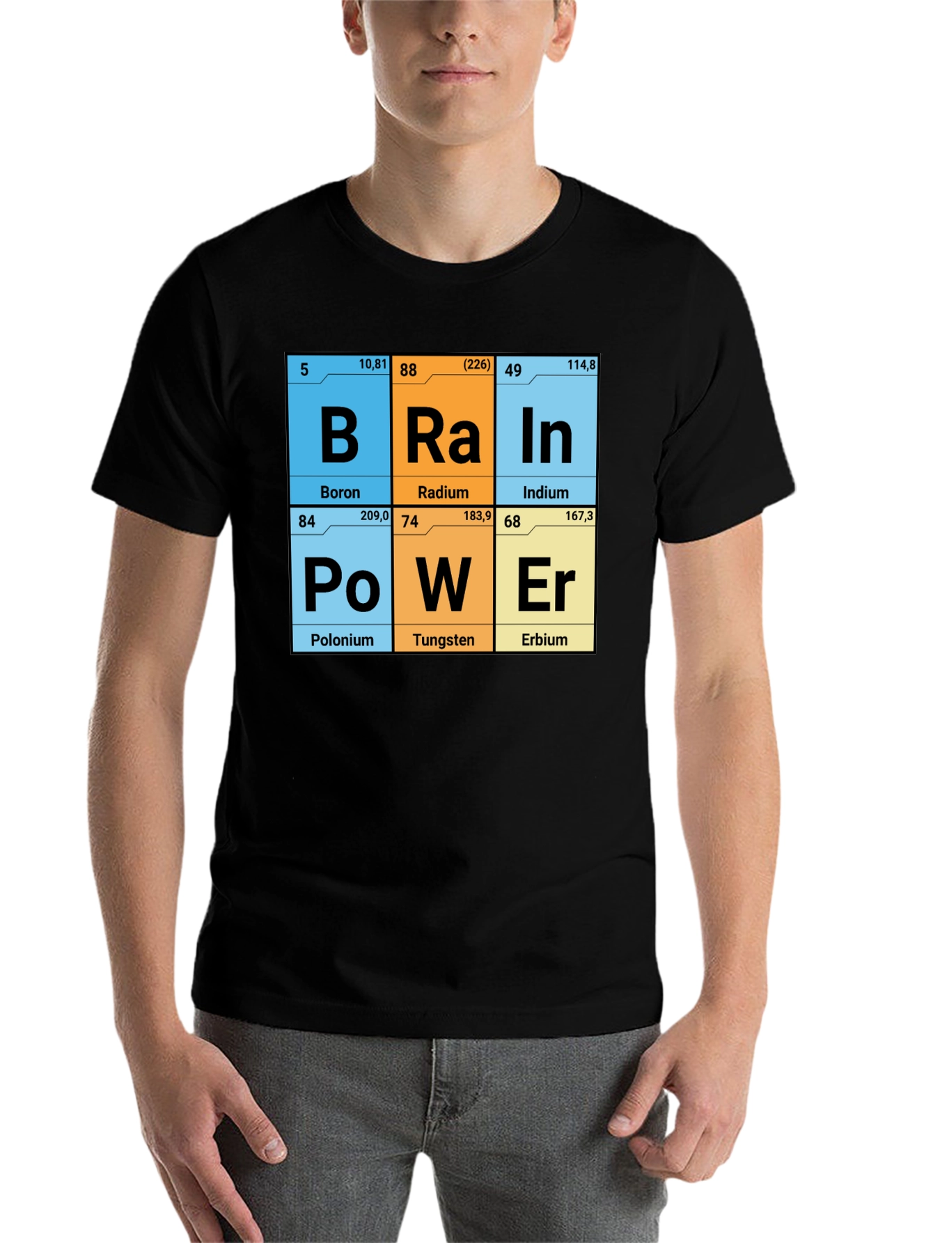Brain Power Elements Periodic Table T-Shirt