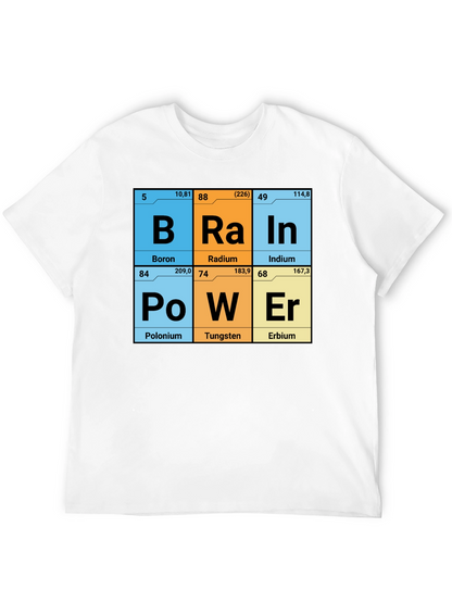 Brain Power Elements Periodic Table T-Shirt