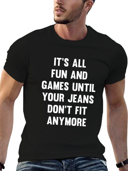 Funny Jeans Dont Fit Graphic T-Shirt
