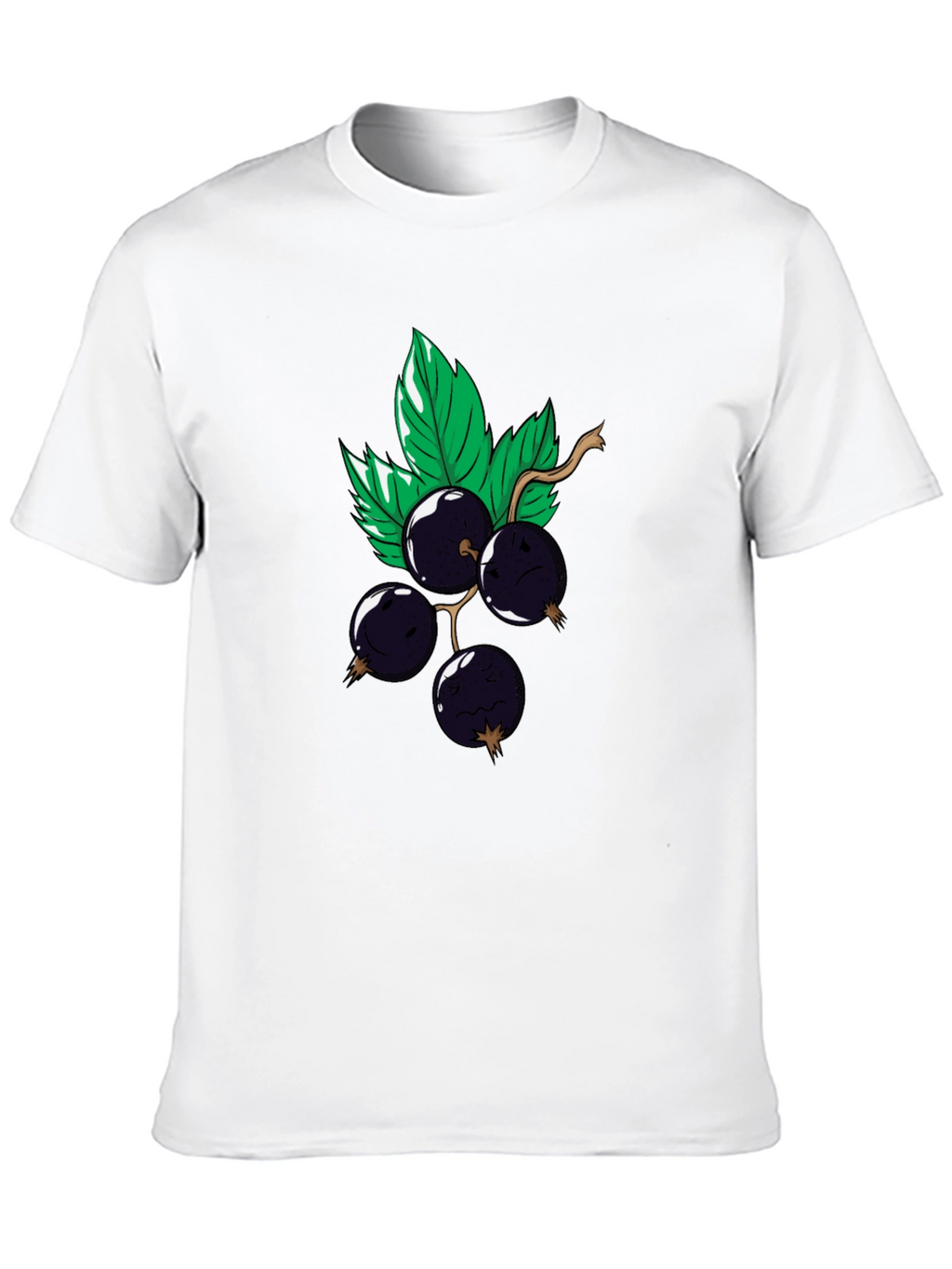 Black Graphic Tee - Currant Cartoon Design