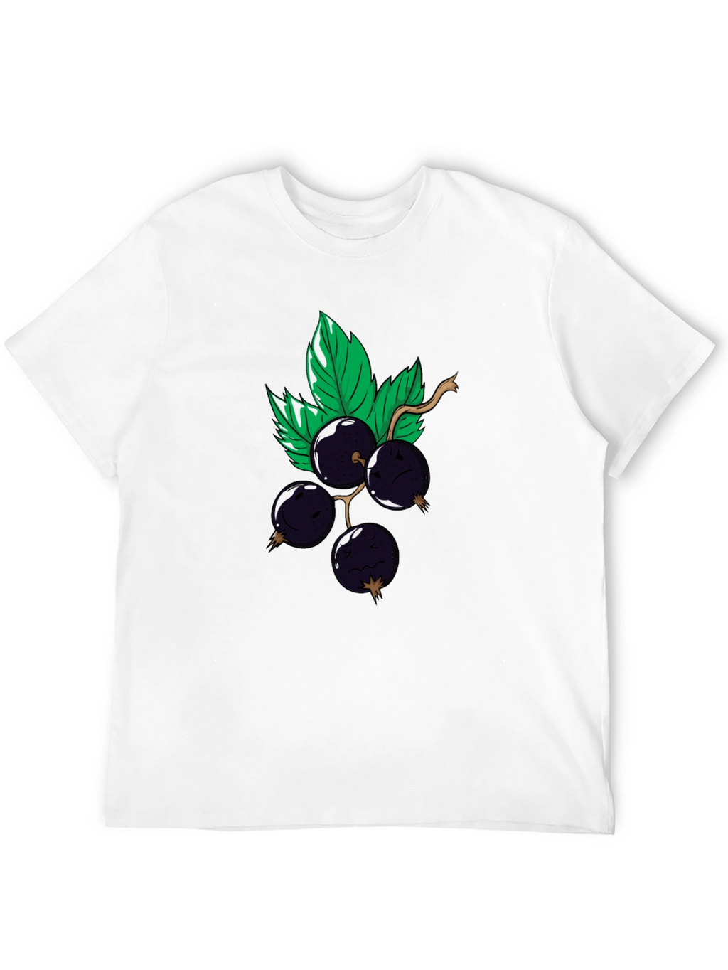 Black Graphic Tee - Currant Cartoon Design