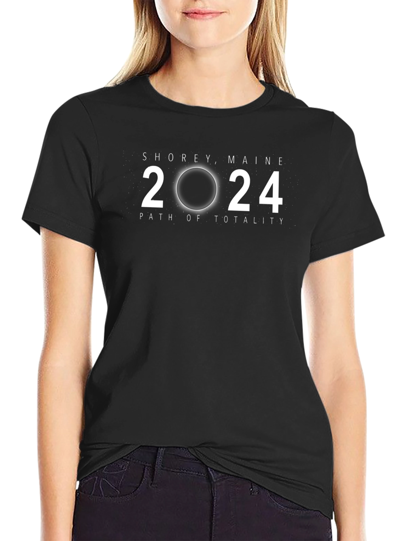 Shorey Maine 2024 Total Solar Eclipse T-Shirt