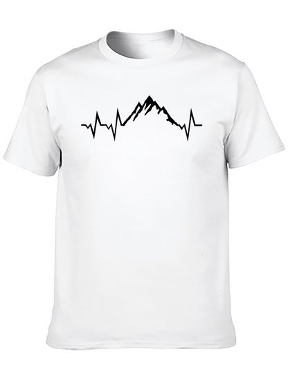 Mountain Heartbeat T-Shirt - Black
