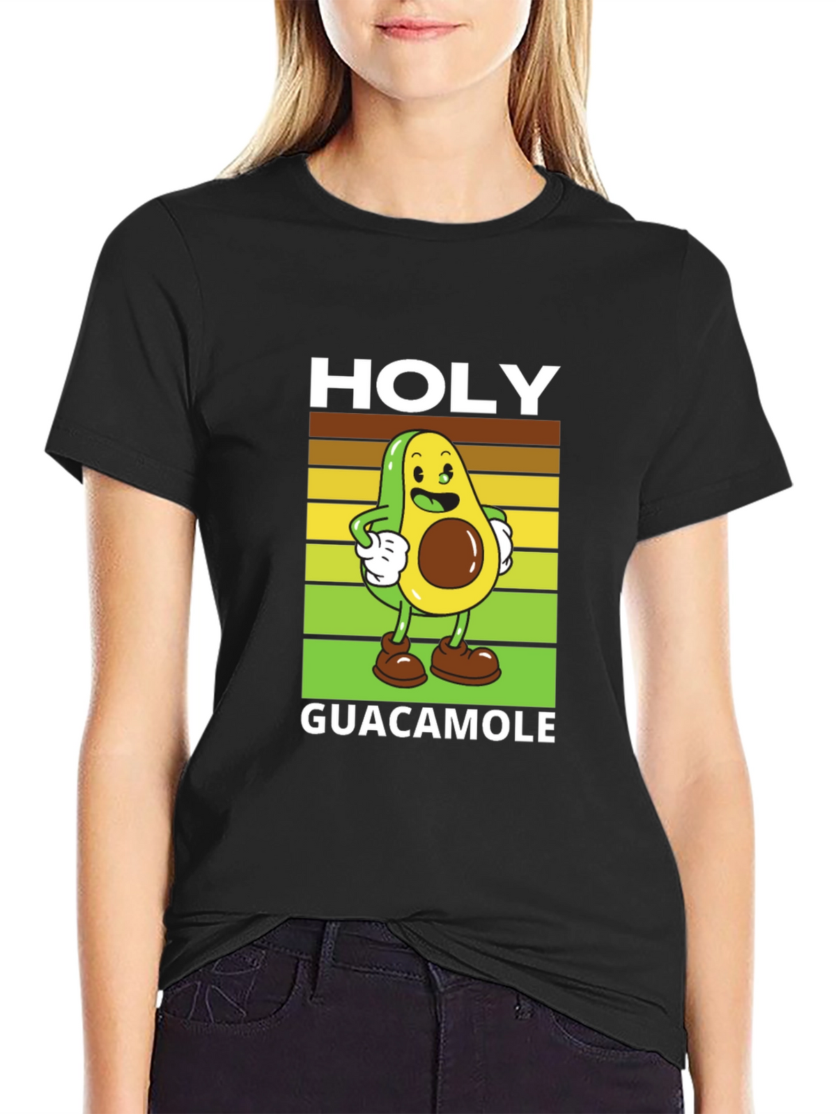 Holy Guacamole Black Graphic Tee
