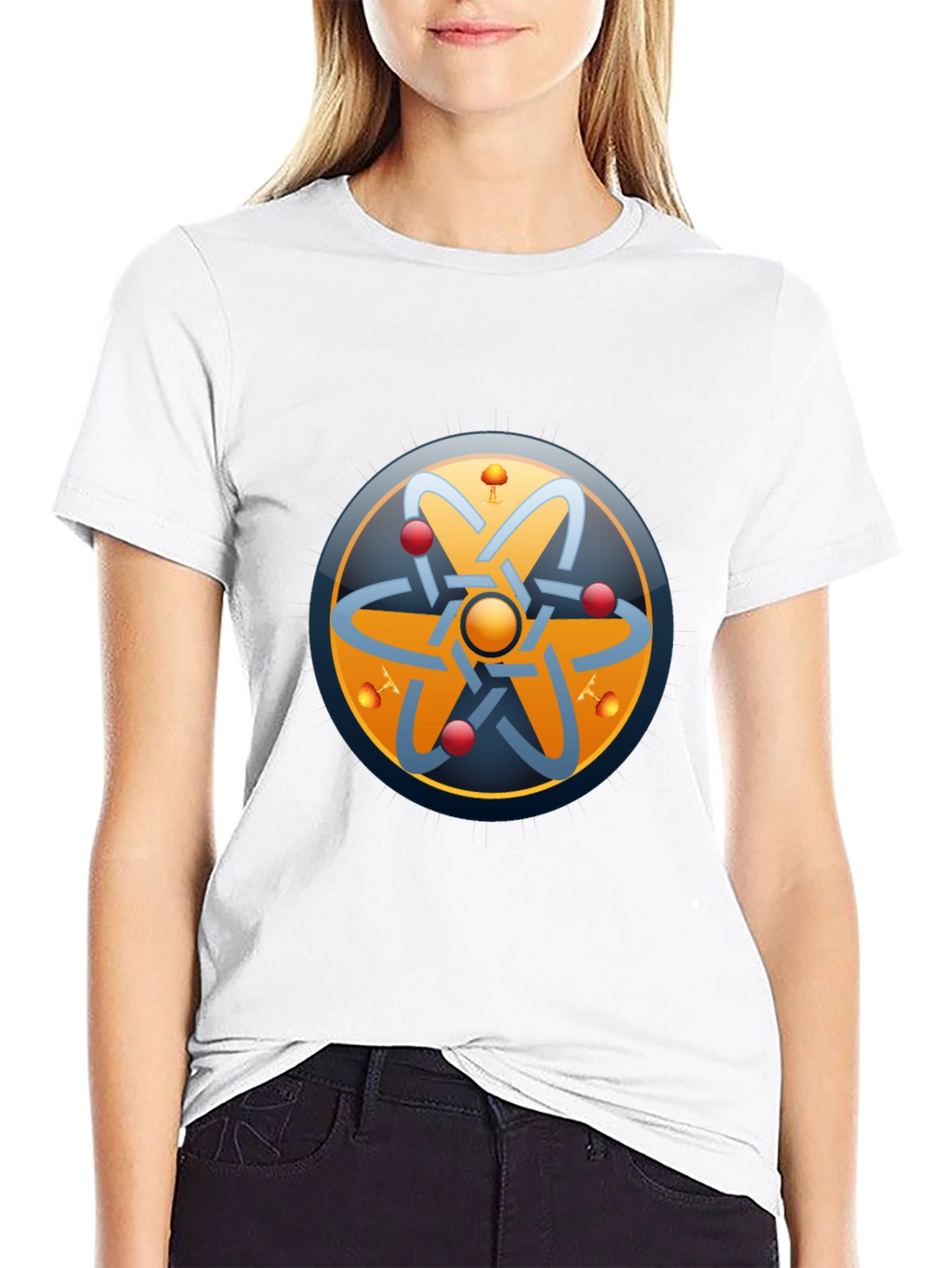 Atom Design Black T-Shirt