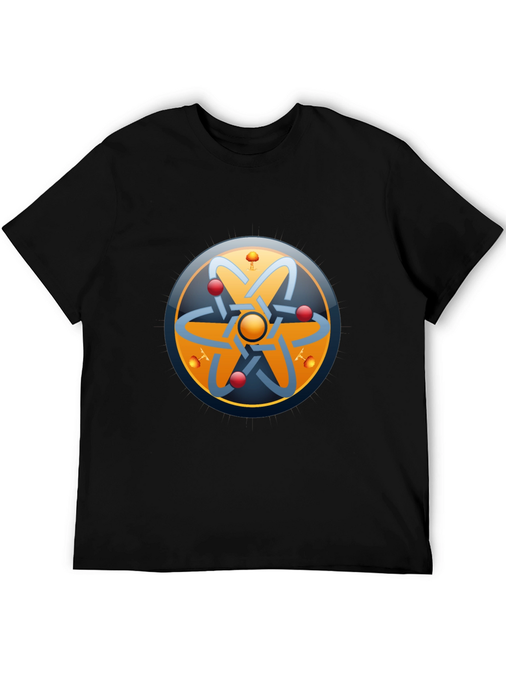 Atom Design Black T-Shirt
