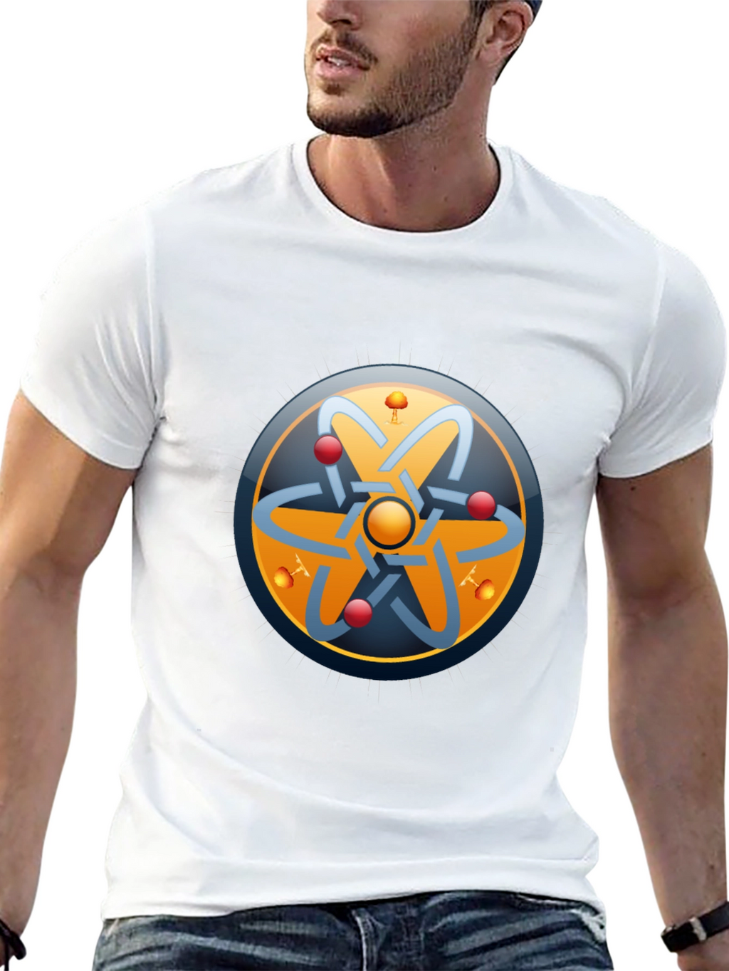 Atom Design Black T-Shirt