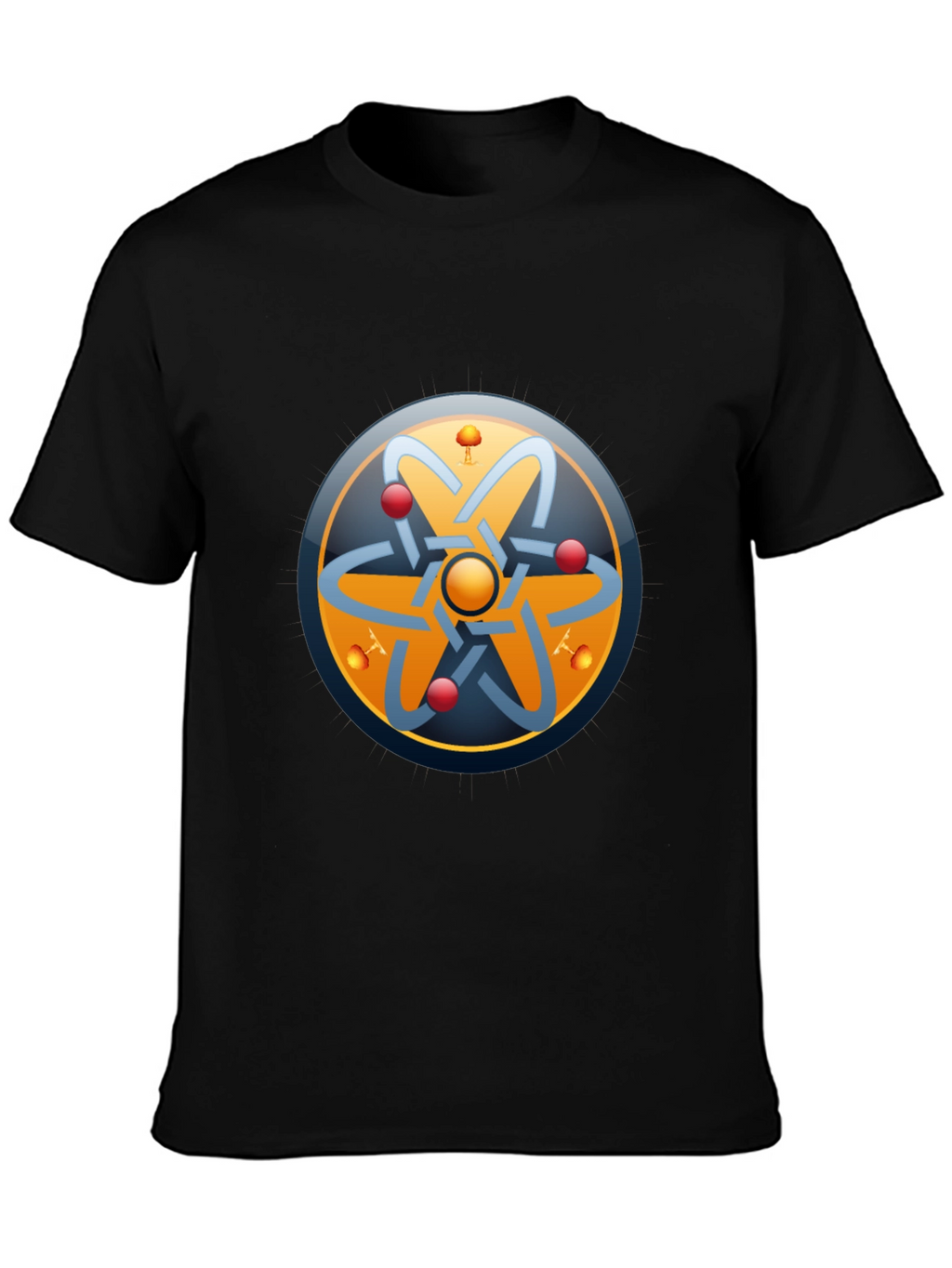 Atom Design Black T-Shirt