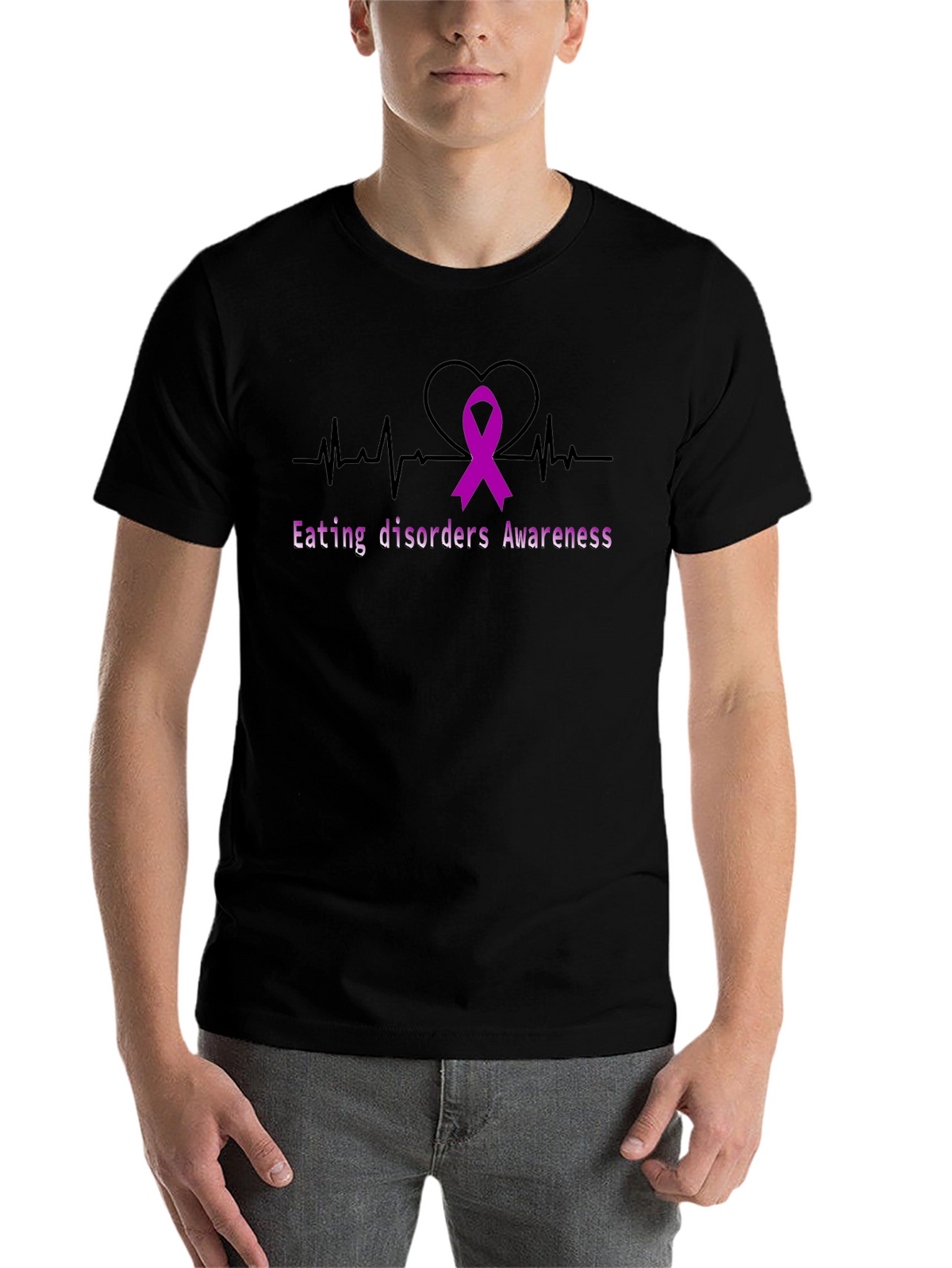 Eating Disorder Awareness Ribbon T-Shirt