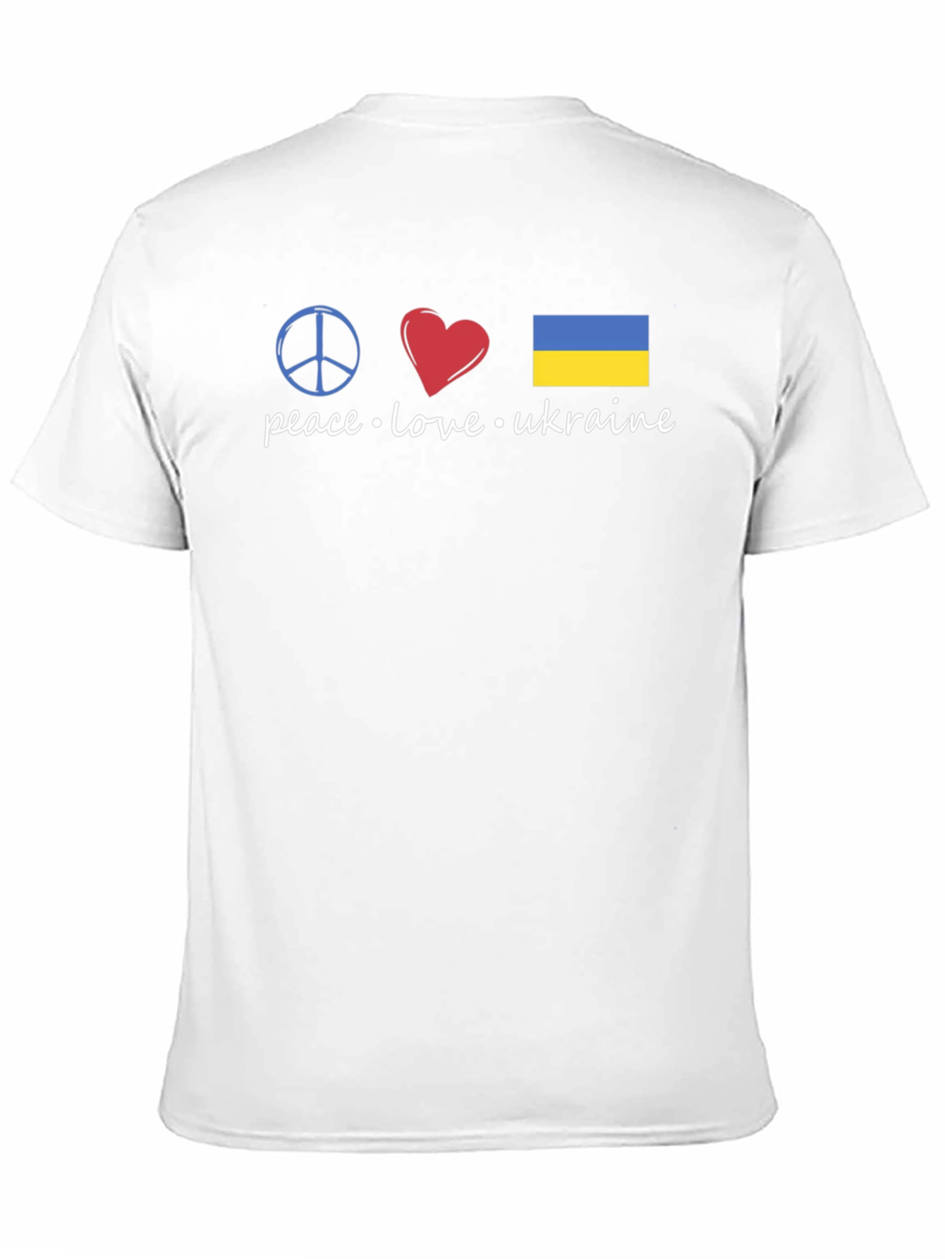 Peace Love Ukraine Graphic T-Shirt