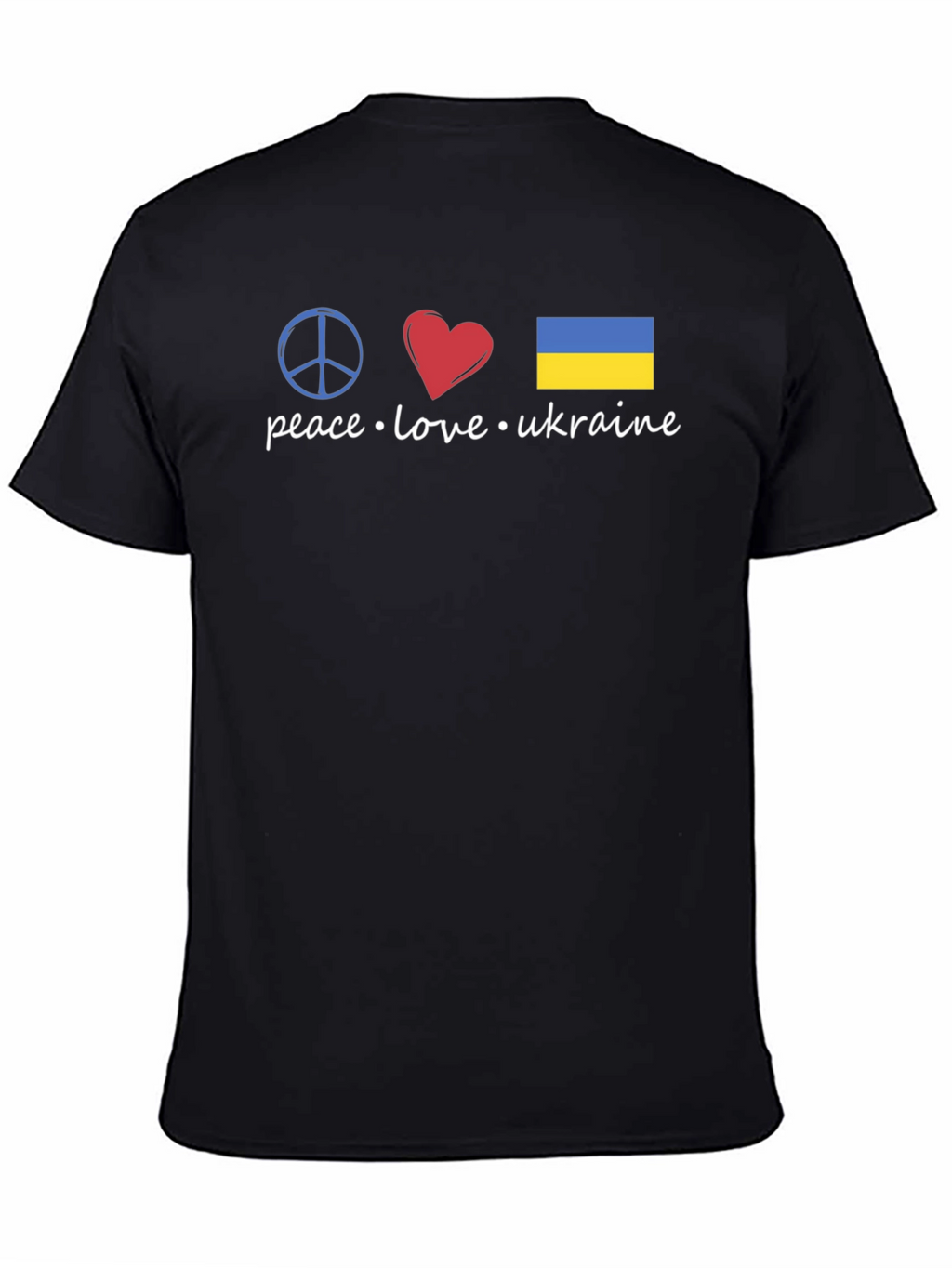 Peace Love Ukraine Graphic T-Shirt