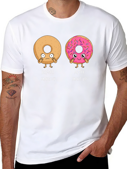 Funny Donut Makeup T-Shirt