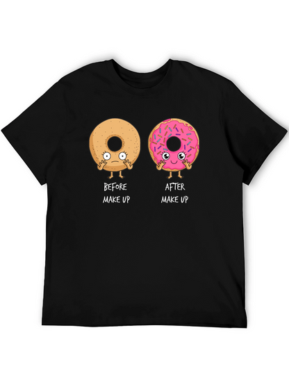 Funny Donut Makeup T-Shirt