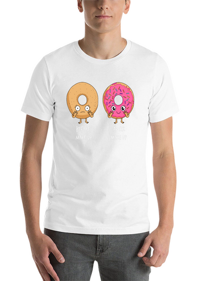 Funny Donut Makeup T-Shirt