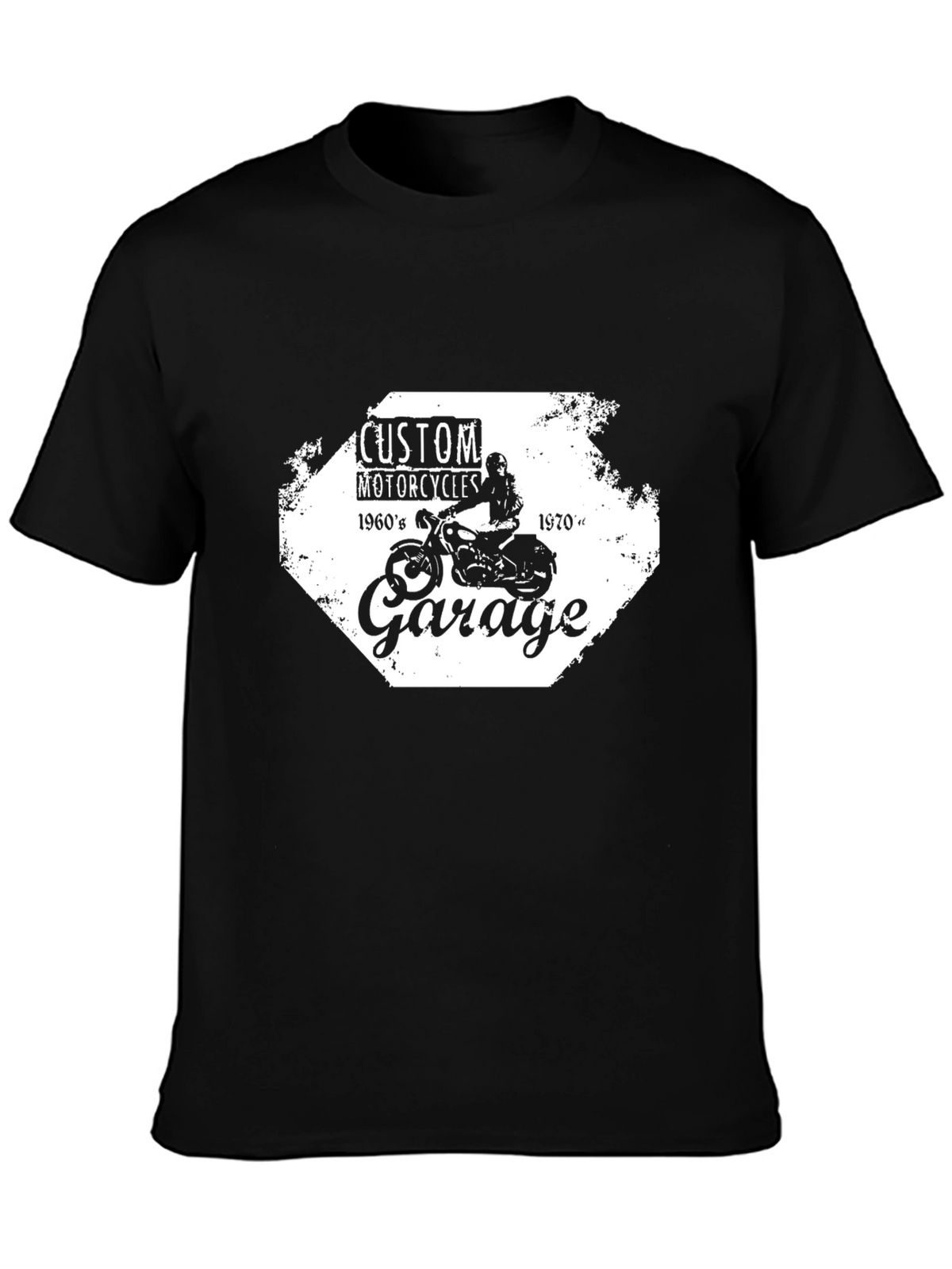 Custom Motorcycle Garage T-Shirt