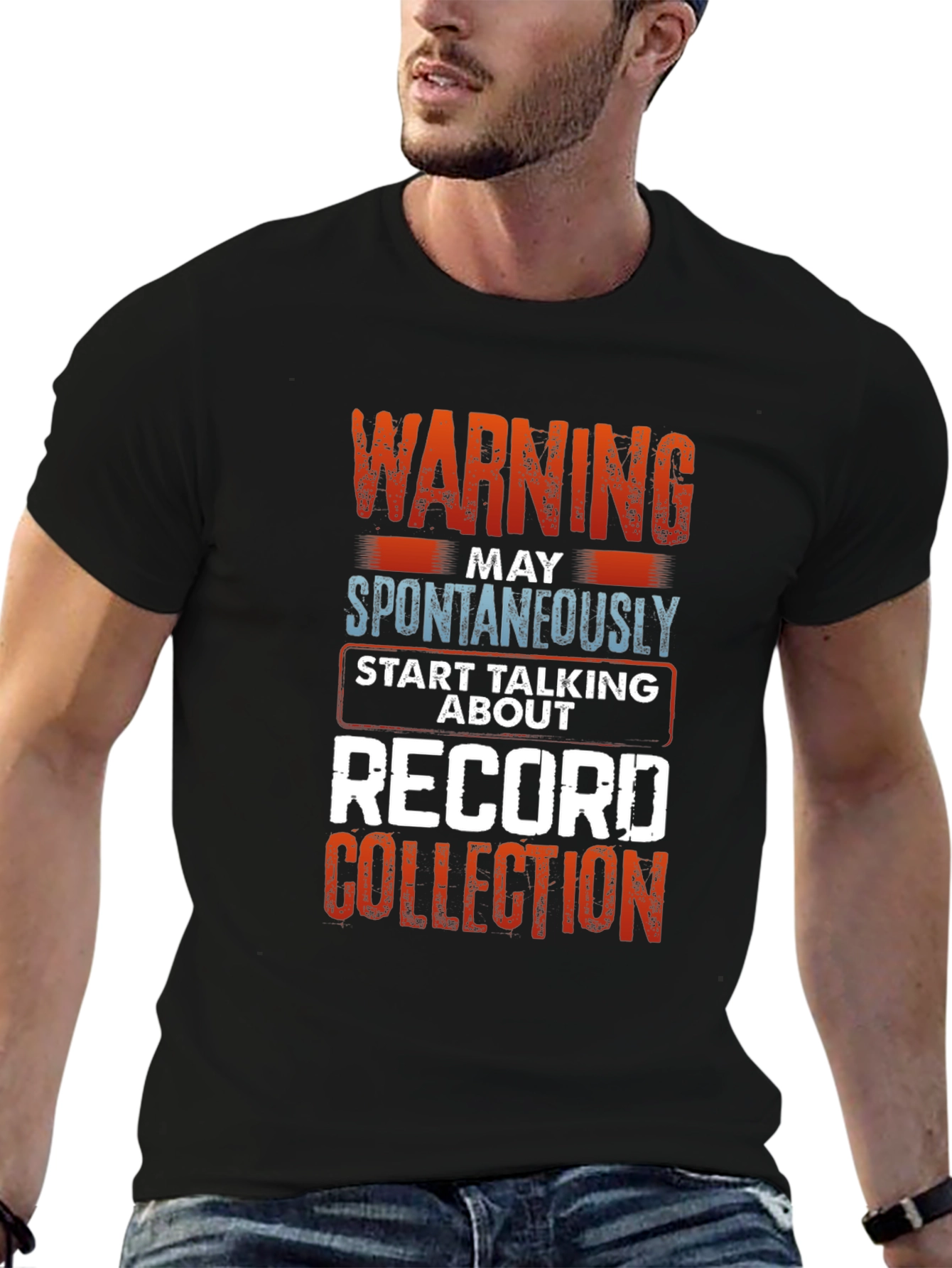 Warning Record Collection T-Shirt