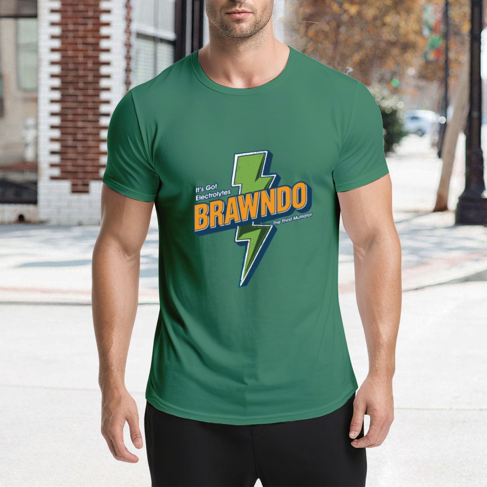 Brawndo It's Got Electrolytes Movie Retro T-Shirt