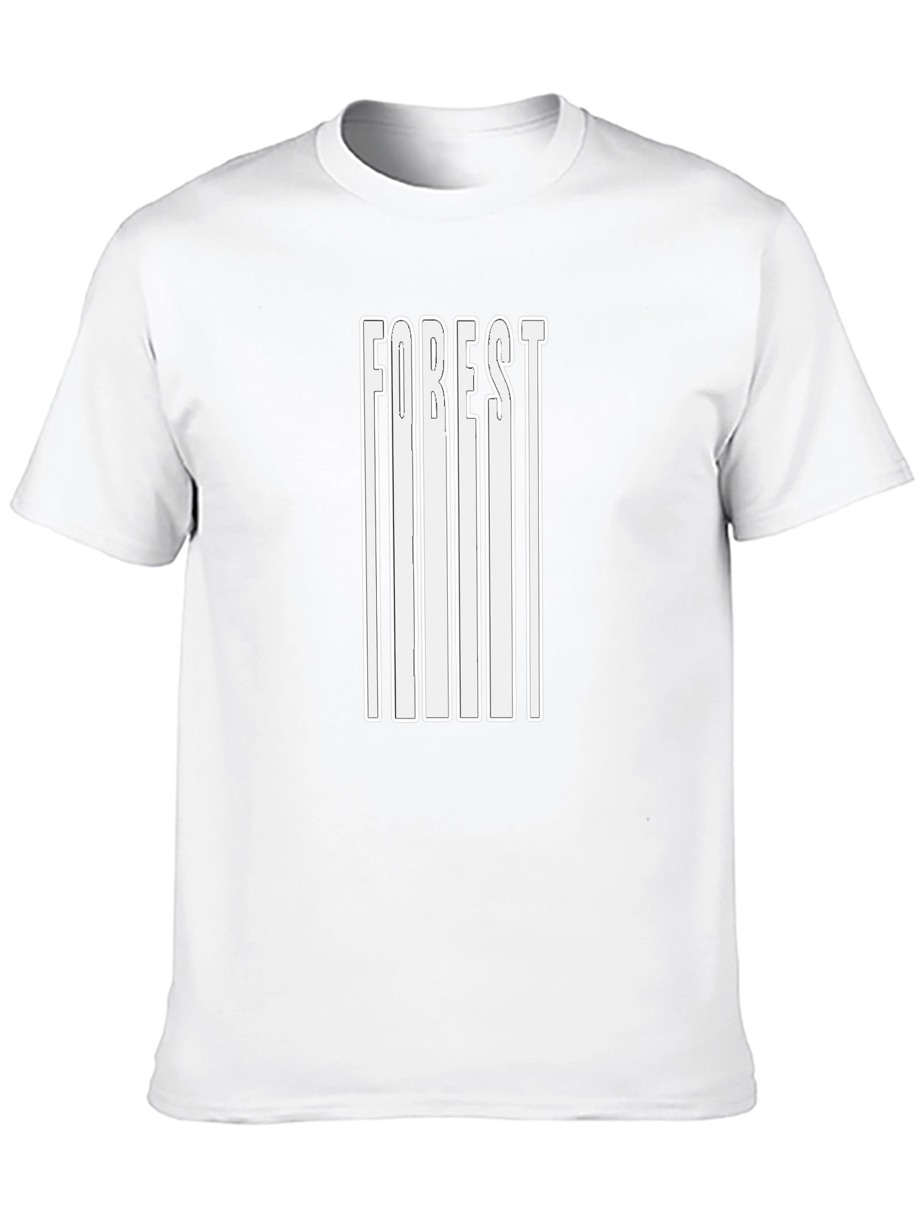 Mens Black Forest Graphic T-Shirt