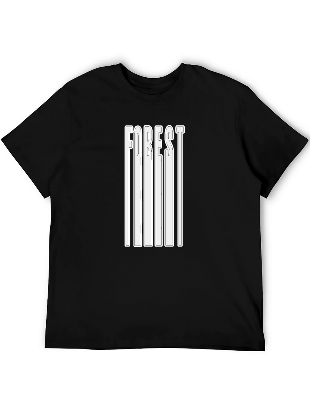 Mens Black Forest Graphic T-Shirt