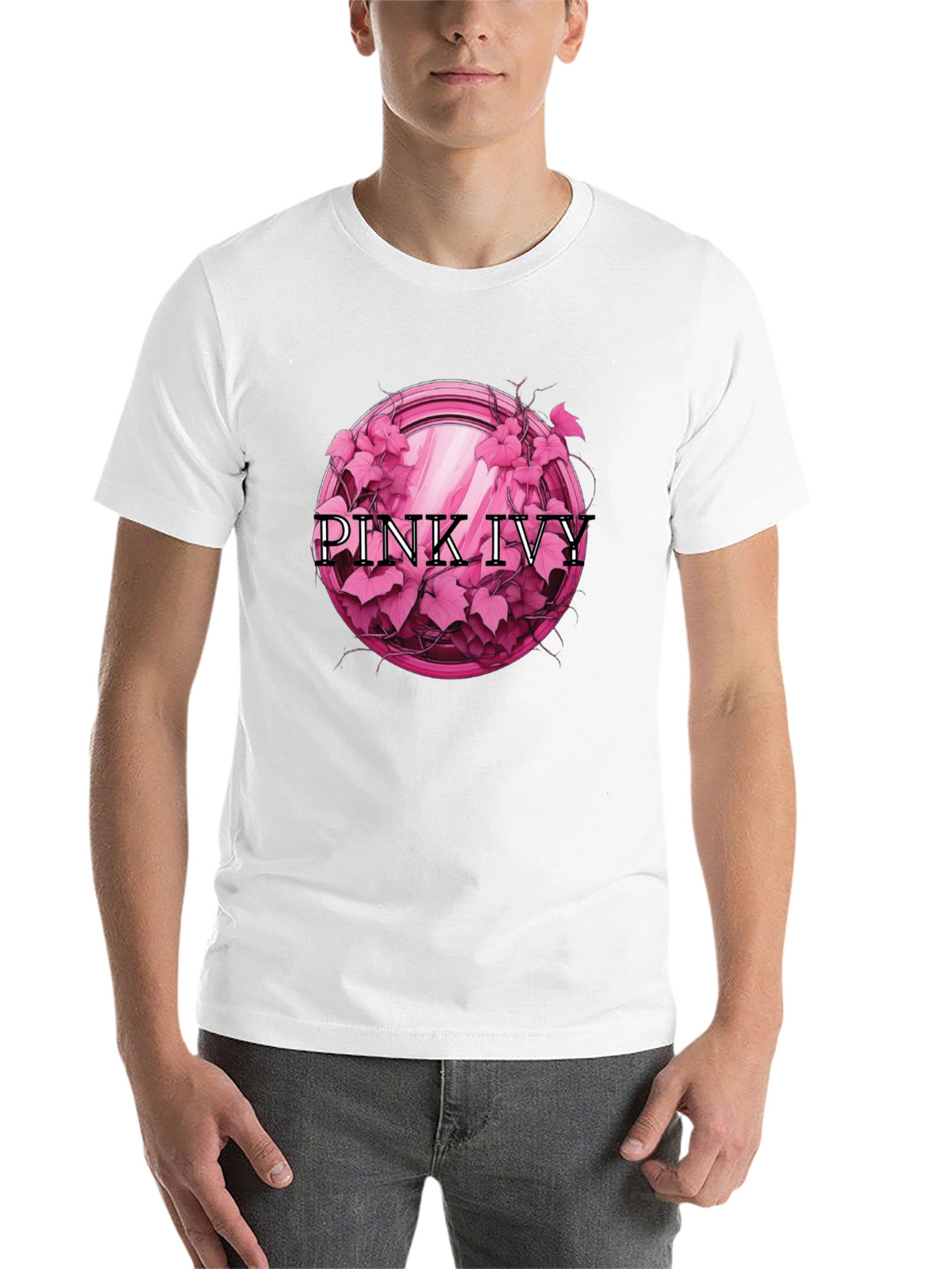Pink Ivy Graphic Tee