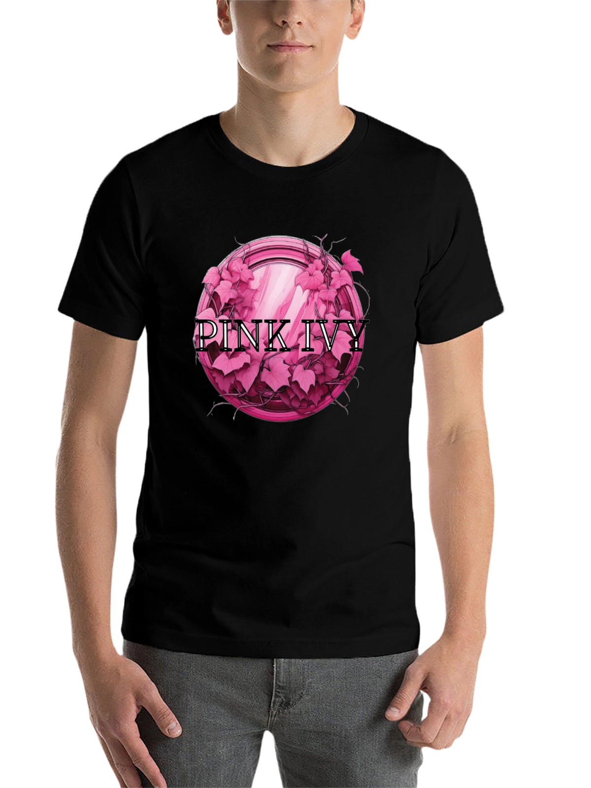 Pink Ivy Graphic Tee