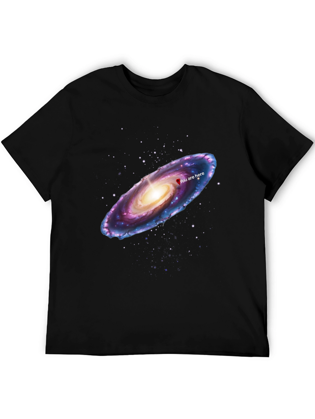 Galaxy You Are Here Graphic T-Shirt